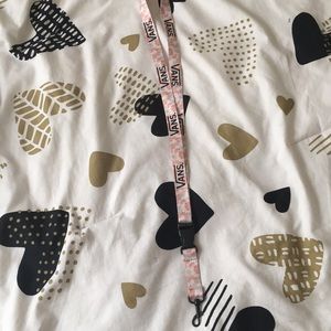 pink vans rose lanyard